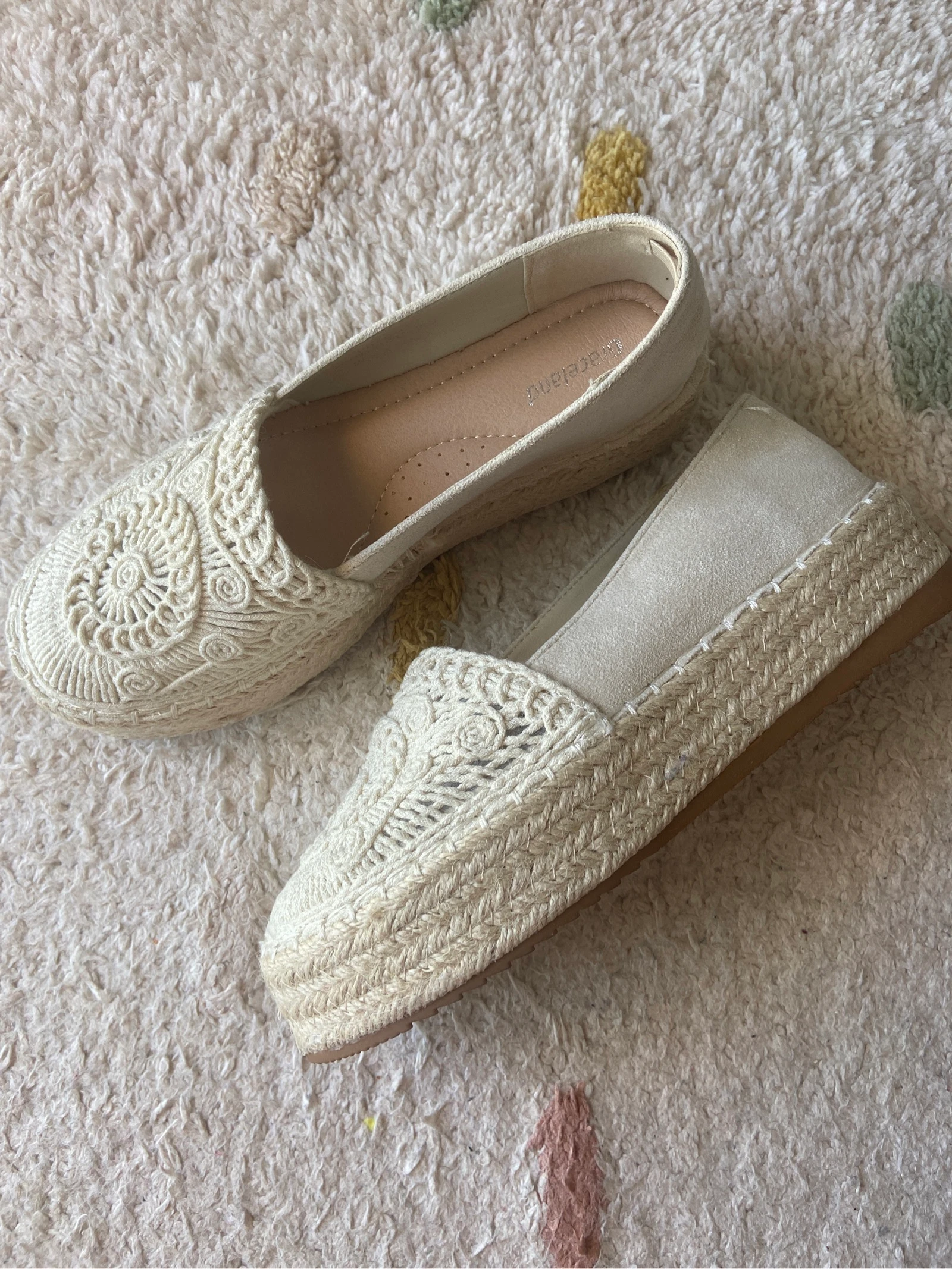 Boho platformschoen beige maat 36 – photo 2